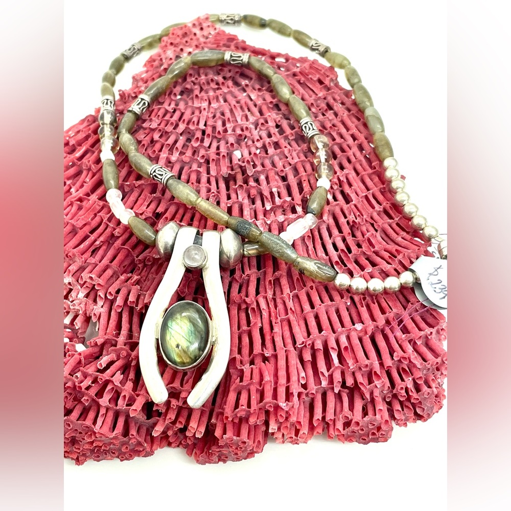 New Labradorite Sterling Necklace